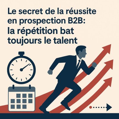 Pourquoi la répétition est la clé de toute prospection B2B réussie?