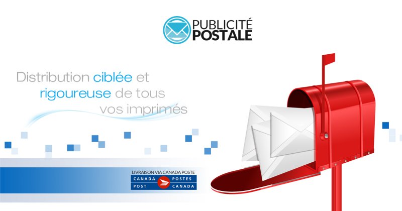 Distribution   impression de publicité via Postes Canada à partir de 35 ...